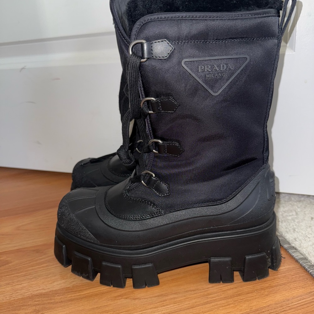 Prada Black Ski Boots